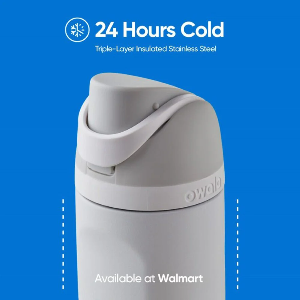 Owala 24 oz. FreeSip Vacuum Insulated Stainless Steel Water Bottle - Image 3