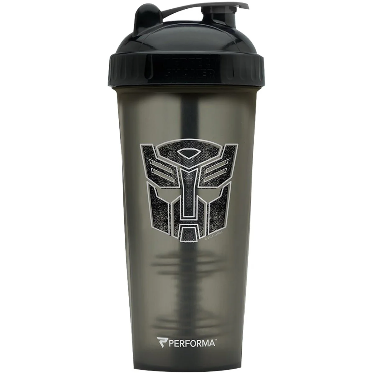 Performa PerfectShaker 28 oz. Transformers Shaker Cup Bottle - Aquabot - Black