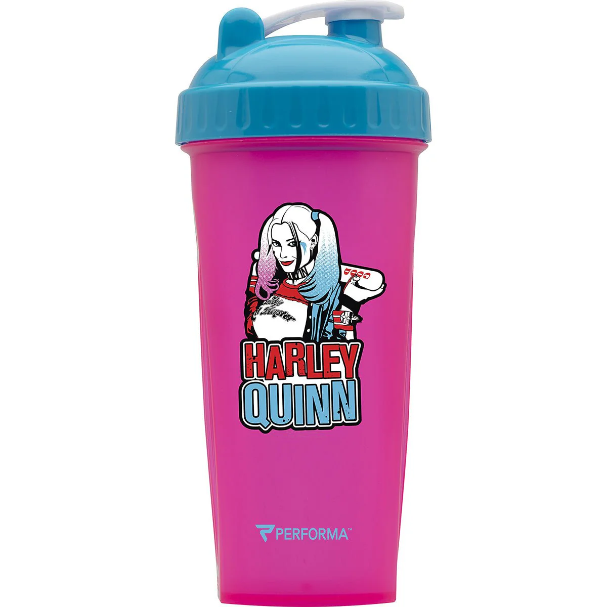 Performa PerfectShaker 28 oz. Villain Shaker Cup Bottle - Harley Quinn - Pink
