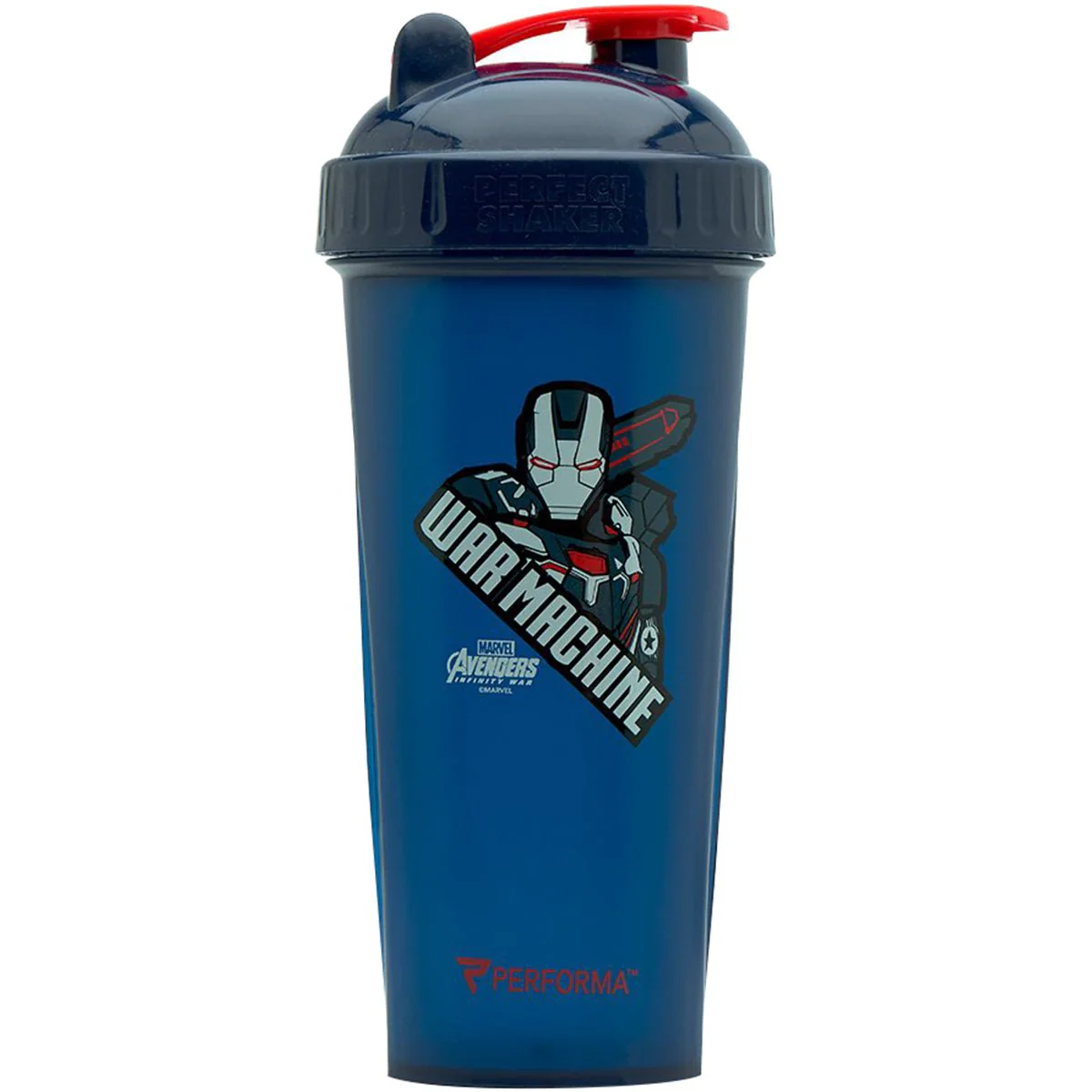 Performa PerfectShaker Avengers Infinity War Shaker Cup Bottle - War Machine