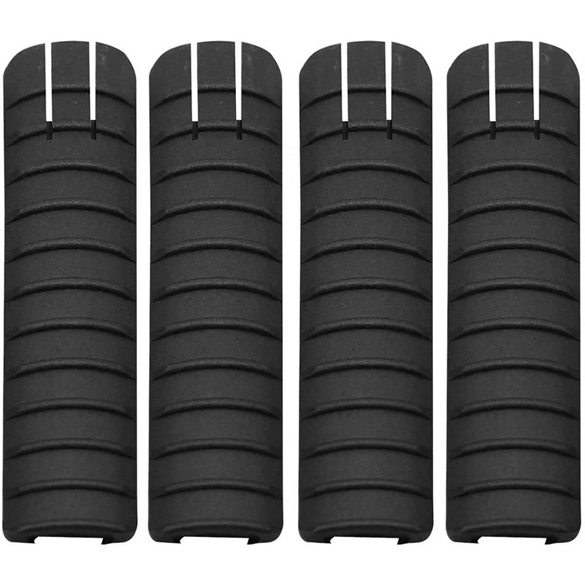 ProMag 1913 Picatinny Rail 11 Rib Cover Panel 4-Pack, Black Polymer - Image 2