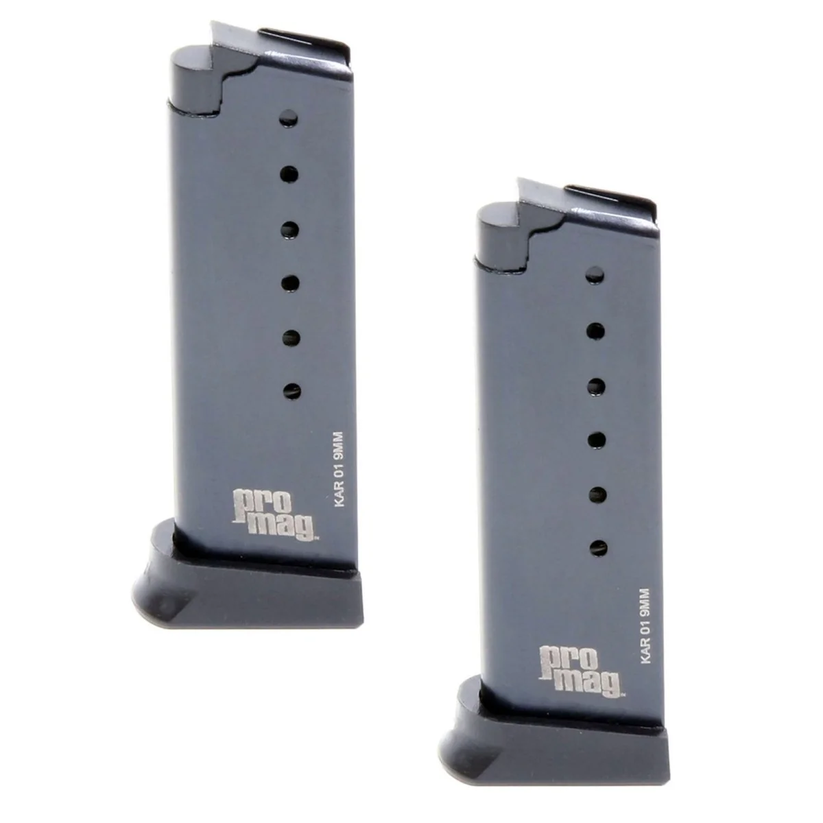 ProMag (2 pack) Kahr K9, P9, E9, 9mm, 7-Round Magazine, KAR 01, Blue Steel