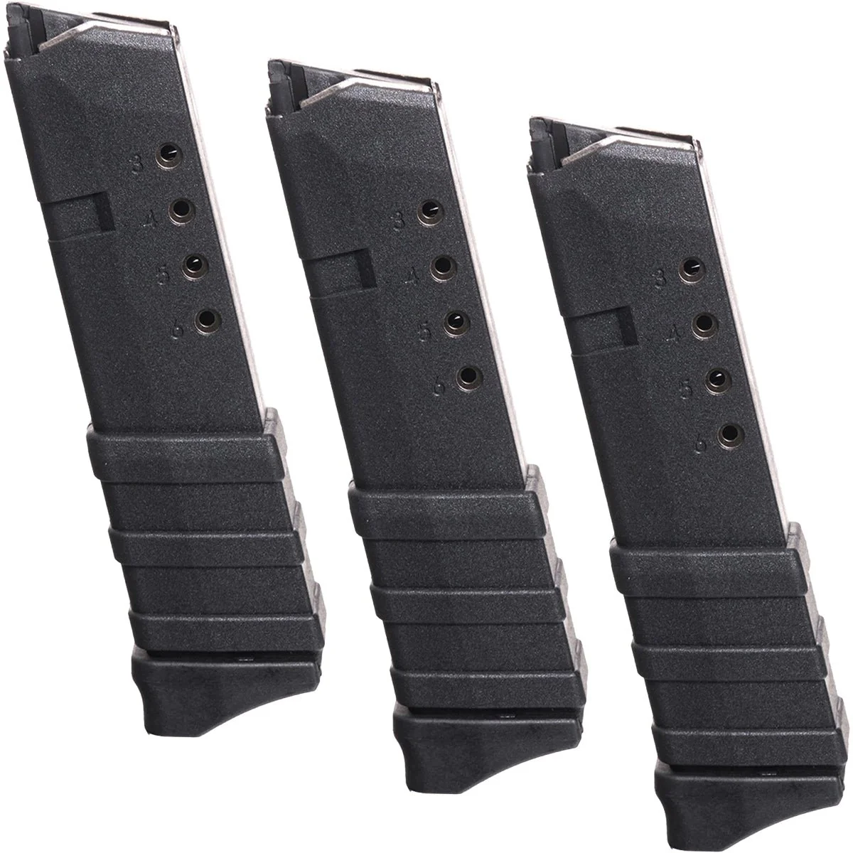ProMag (3 Pack ) 10-Round Magazine for GLOCK Model 43 G43 9mm, GLK 13, Black Polymer