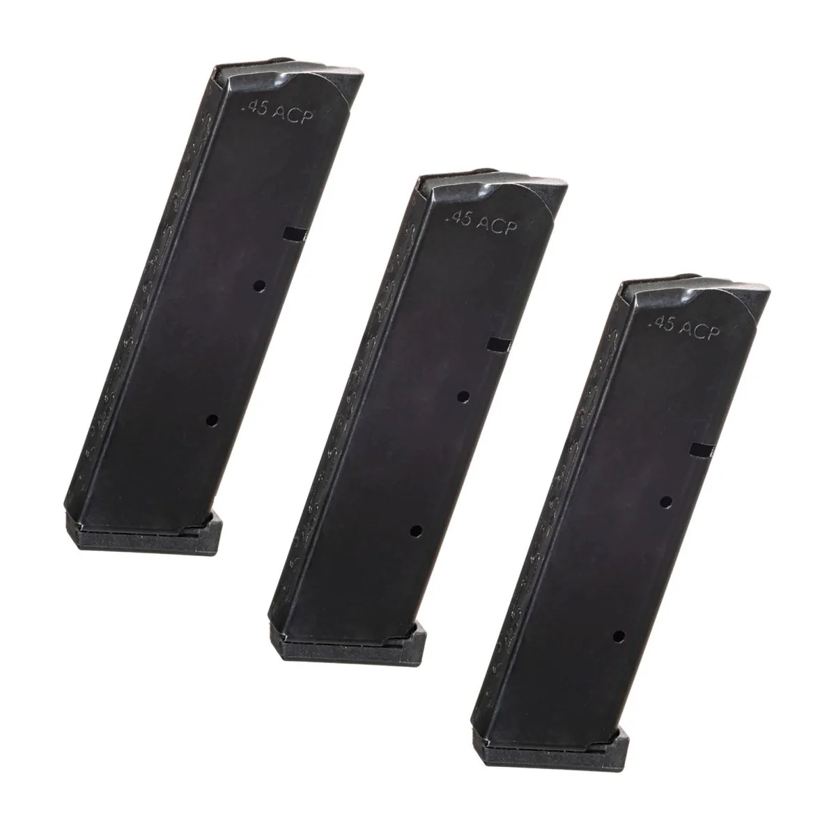 ProMag (3 Pack) Colt 1911 Government Model .45 ACP, 8-Round Magazine COL 30 Black Nitrite