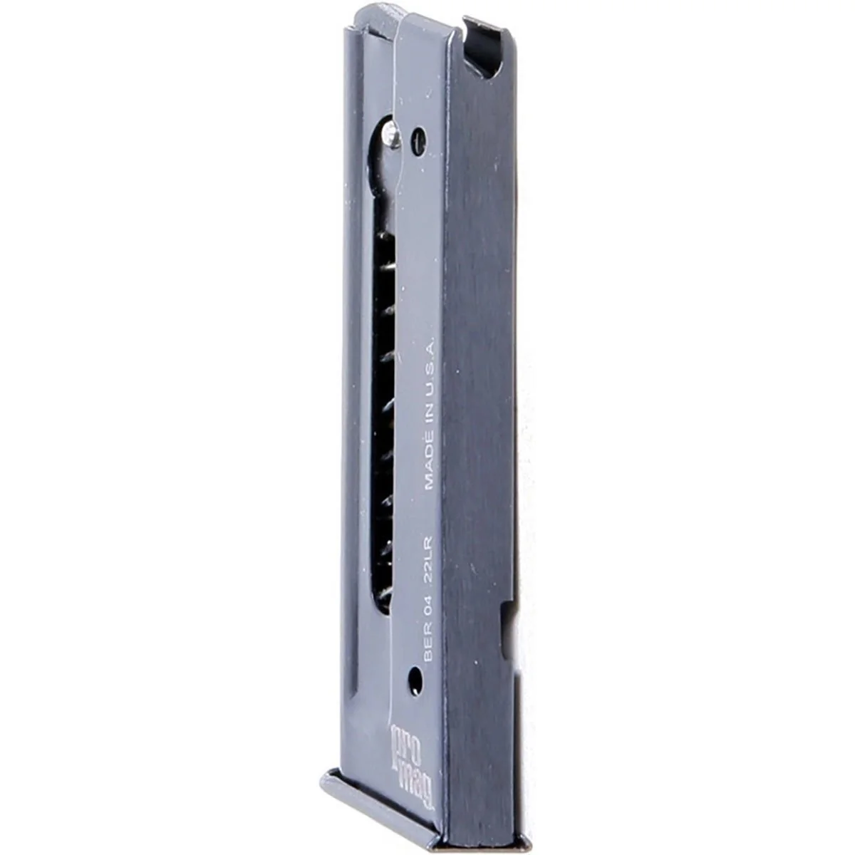 ProMag Beretta 21A Bobcat .22 LR, 7-Round Magazine, BER 04, Blue Steel - Image 2