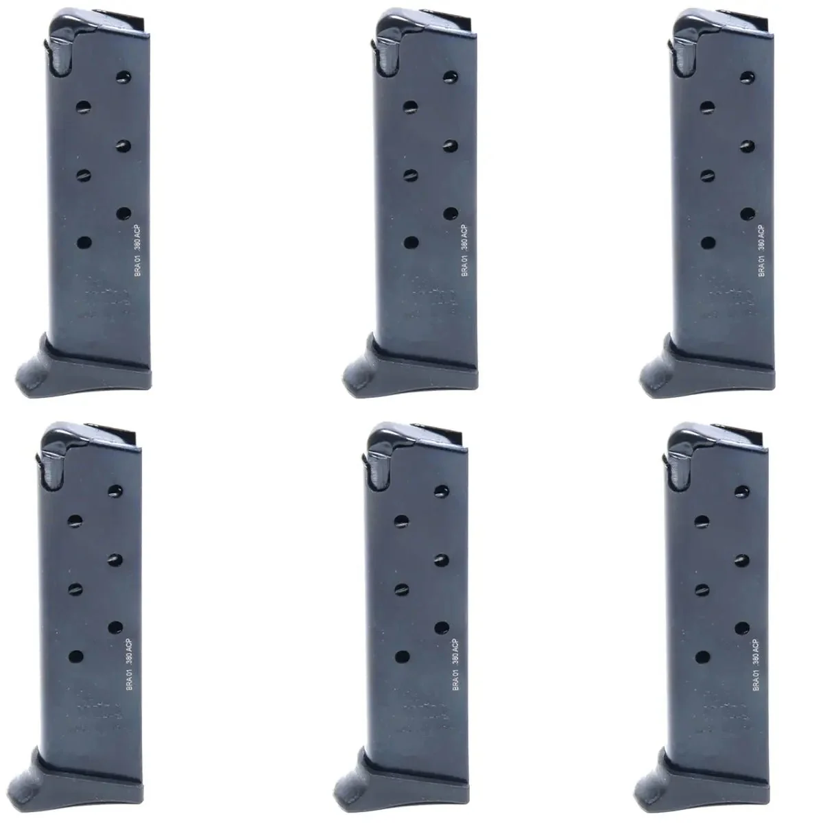 ProMag (6 Pack) Bersa 383A 95 Thunder 380 Firestorm .380 ACP, 7-Round Magazine, BRA 01