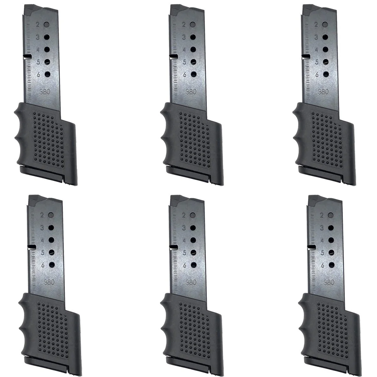 ProMag (6 Pack) Smith & Wesson Bodyguard .380 ACP, 10-Round Magazine, S&W SMI 21