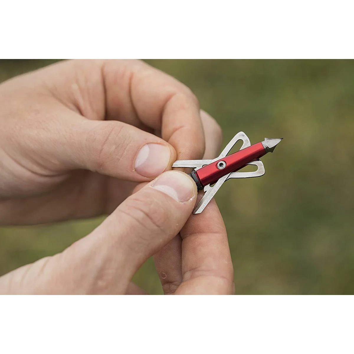 Rage 2-Blade Chisel Tip SC Broadhead 3-Pack - 100 Grain - Image 5