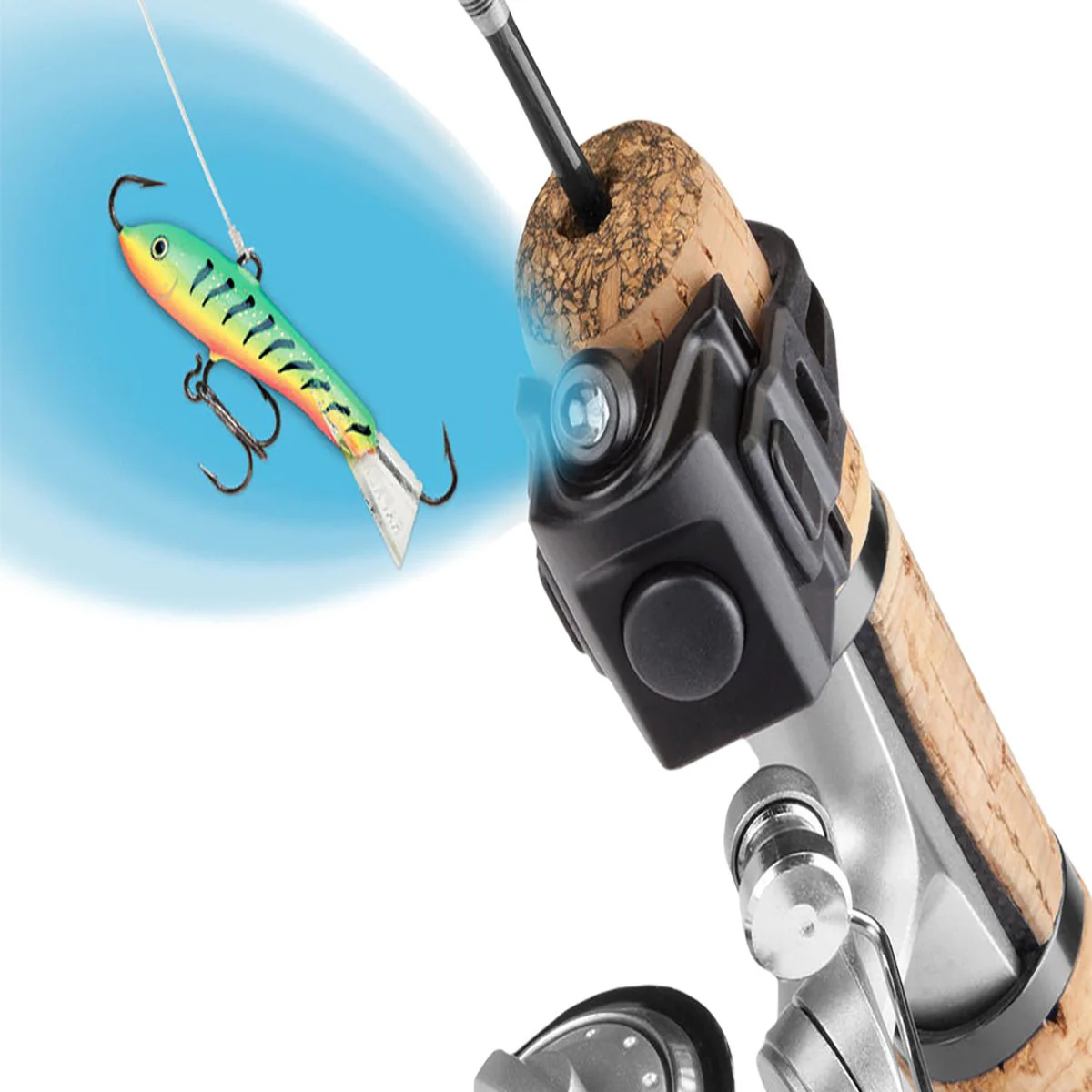 Rapala Charge 'N Glow LED Light Lure Charging Fishing Rod Mount - Black - Image 3