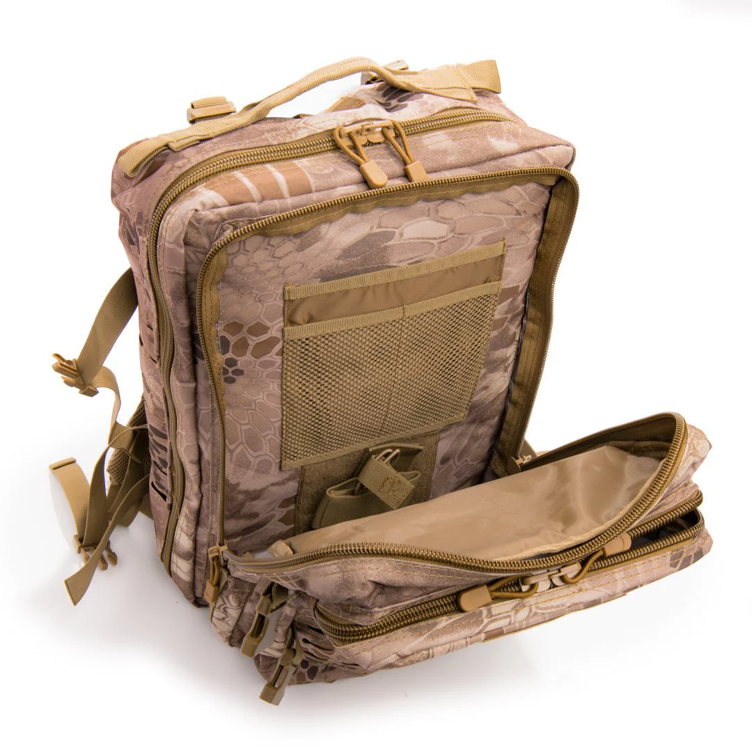 Rattlesnake Tactical Large Lasercut MOLLE Backpack with Pistol Retention System - Image 4