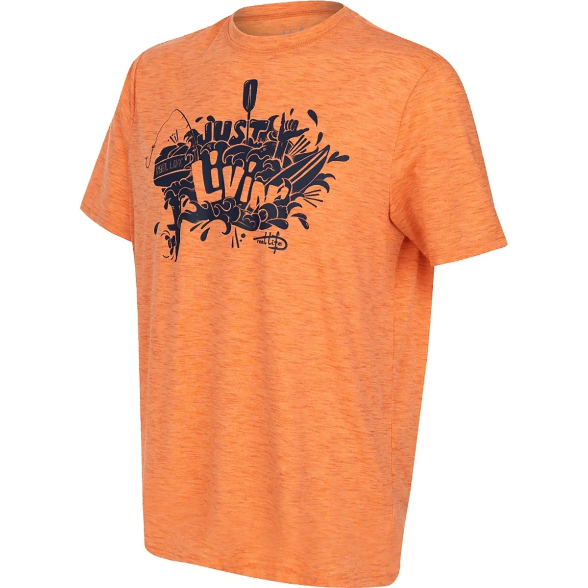 Reel Life Atlantic Beach Livin T-Shirt - Camellia - Image 2