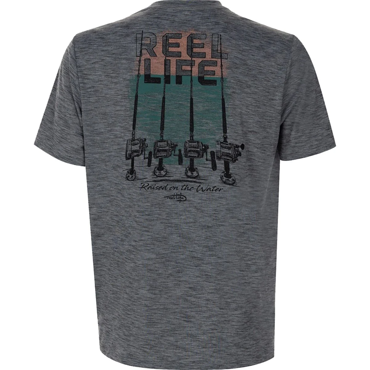 Reel Life Atlantic Beach Sunset Ride T-Shirt - Alloy - Image 3