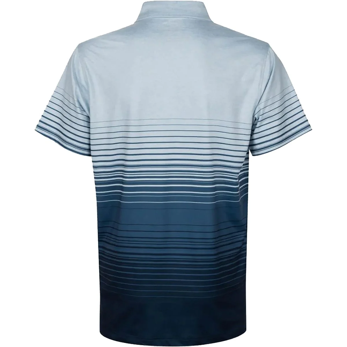 Reel Life Bandon Faded Stripe Polo Shirt - Omphalodes - Image 3
