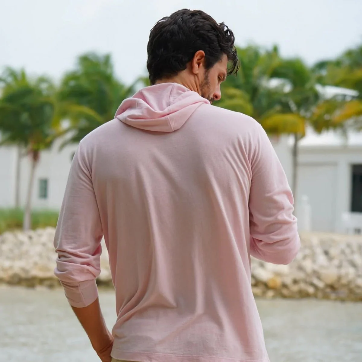 Reel Life Circle Palm Ocean Washed Captiva Pullover Hoodie - Image 8