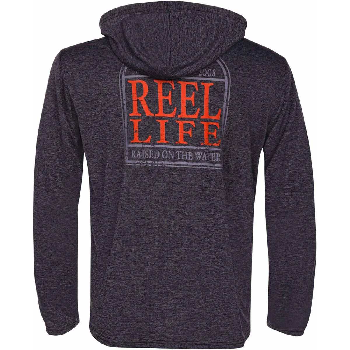 Reel Life Destin Heathered Pullover Hoodie - Image 2