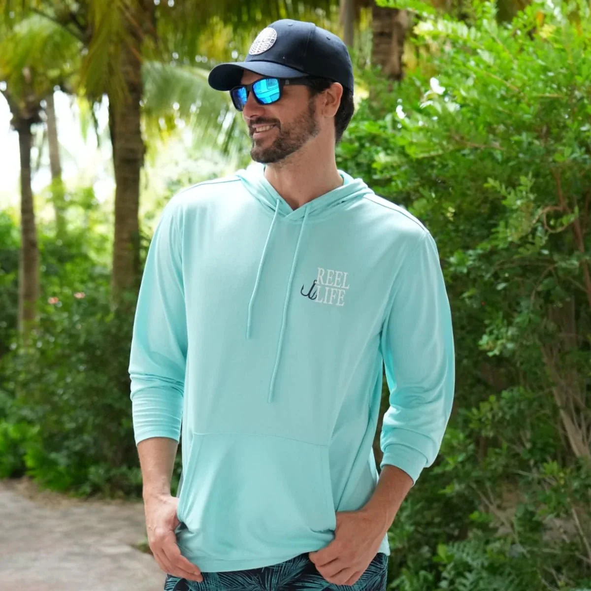 Reel Life Destin Heathered Pullover Hoodie - Image 7