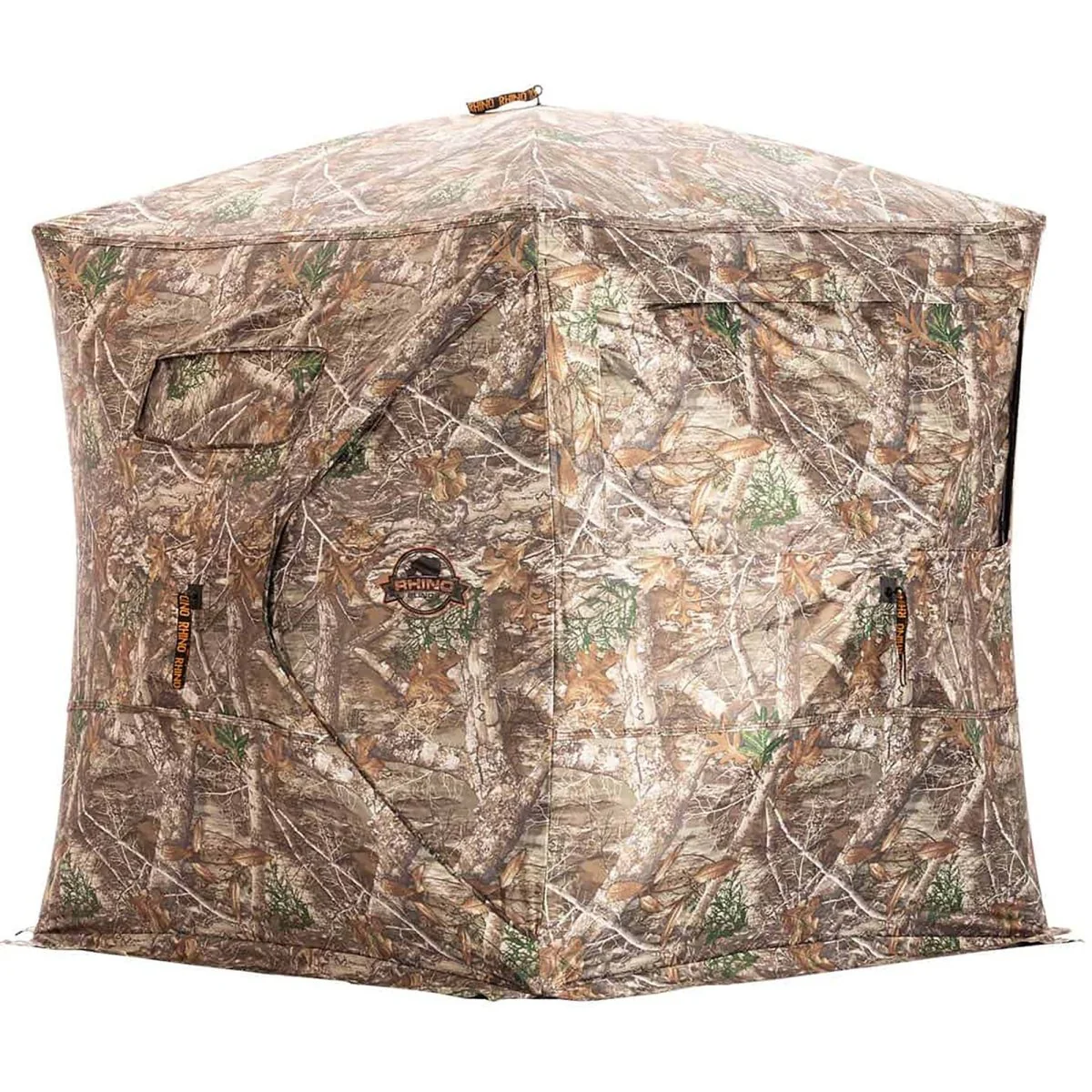 Rhino 180 Hunting See-Through Blind with Double Mesh - Mossy Oak Bottomland - Image 2