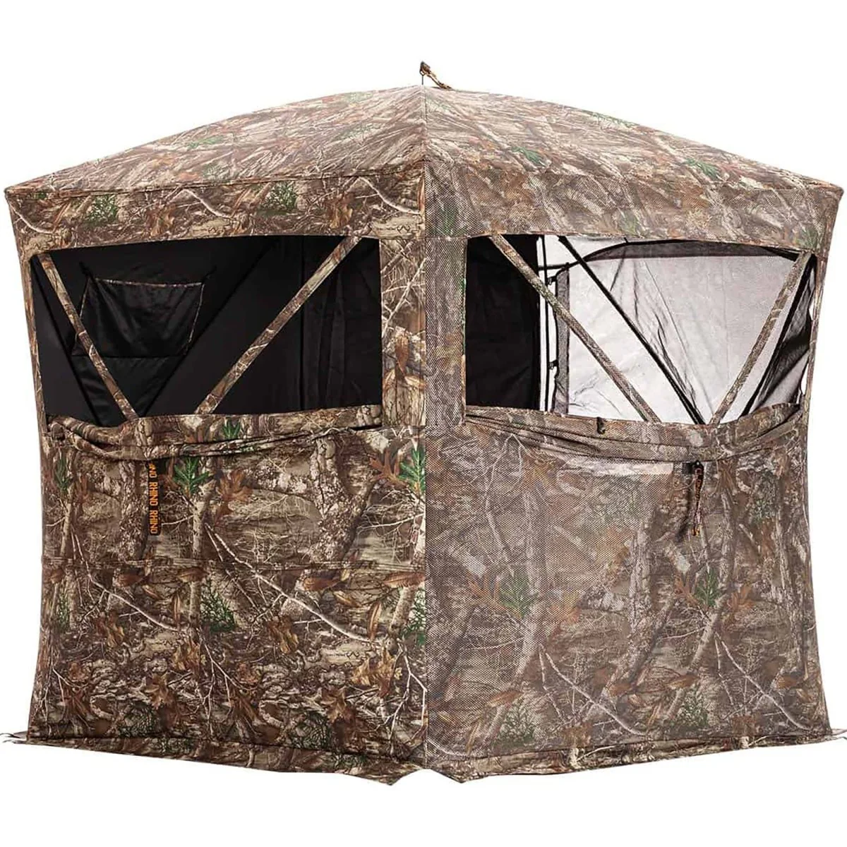 Rhino 180 Pro Hunting See-Through Blind with Full Size Door - Mossy Oak Country - Image 2