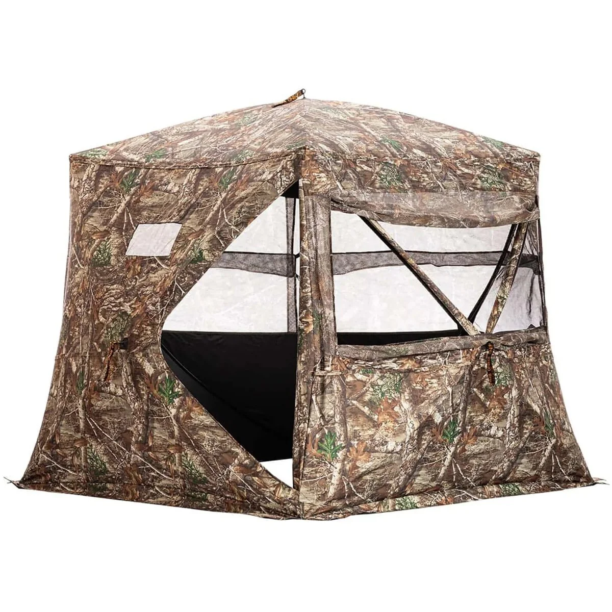 Rhino Hunting Low Hub Blind with Silent Slide Windows - Image 3