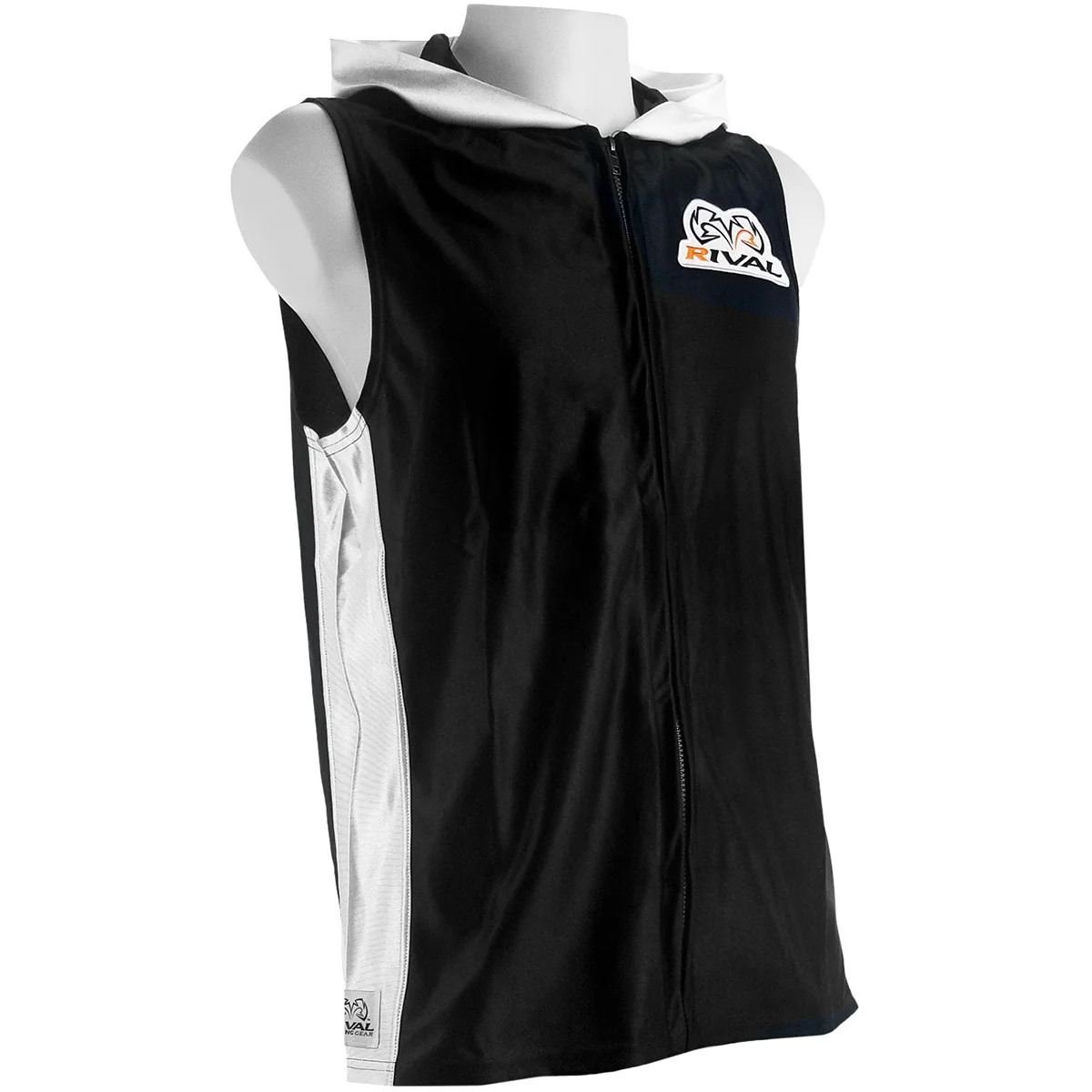 Rival Boxing Dazzle Traditional Sleeveless Ring Jacket with Hood - Image 2
