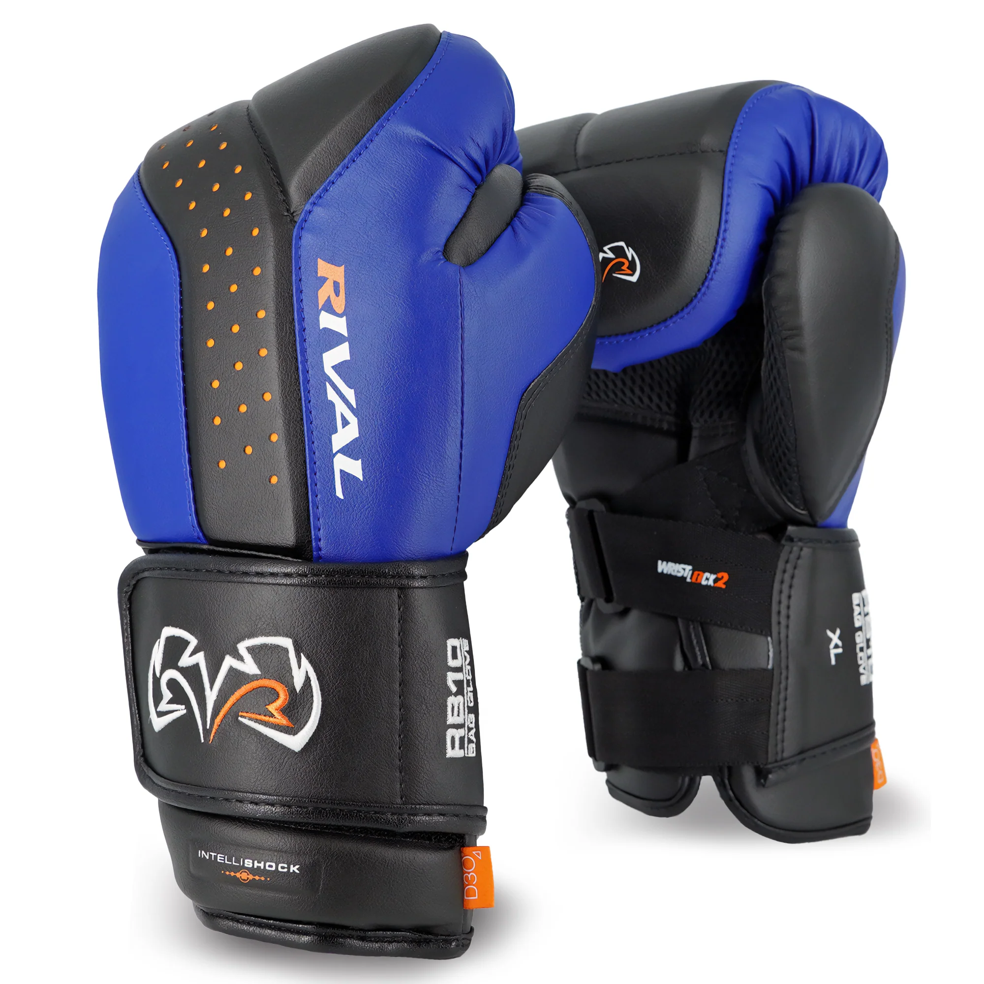 RIVAL Boxing RB10 Intelli-Shock Hook and Loop Bag Gloves - Image 9