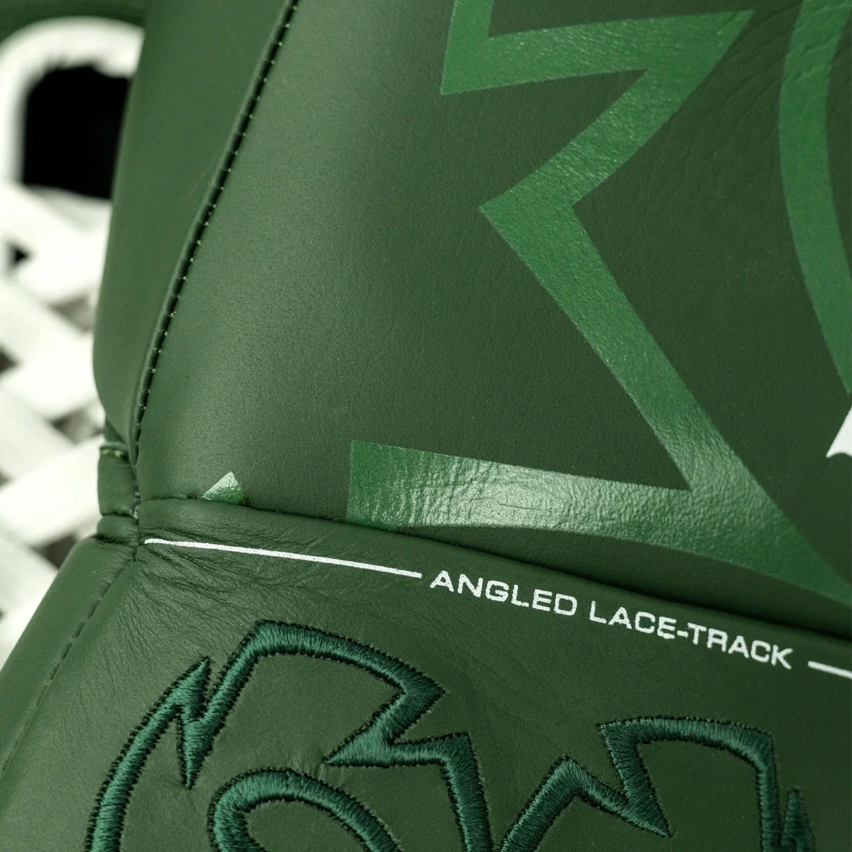 RIVAL Boxing RFX-Guerrero HDEF Pro Fight Lace-Up Boxing Gloves, Green - Image 3