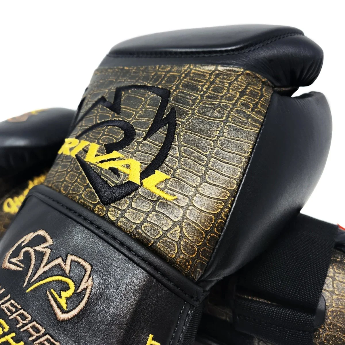 RIVAL Boxing RFX-Guerrero Intelli-Shock Bag Gloves, Croc Skin Limited Edition - Image 4