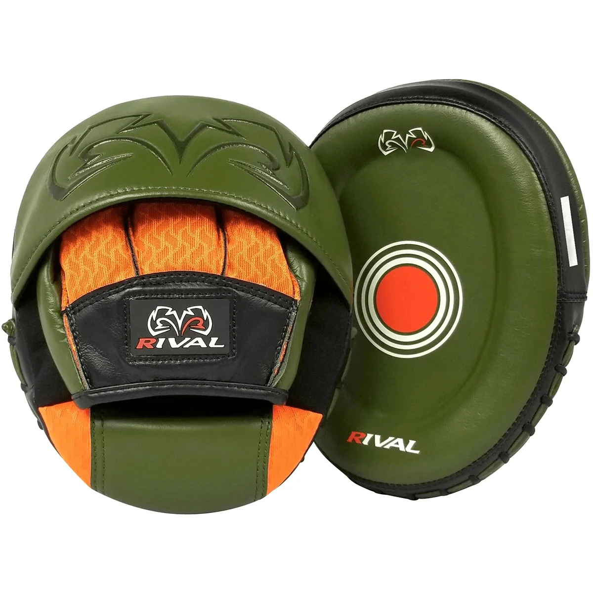 Rival Boxing RPM80 Impulse Punch Mitts - S/M - Khaki Green - Image 2