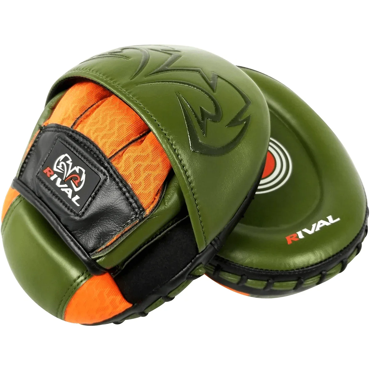 Rival Boxing RPM80 Impulse Punch Mitts - S/M - Khaki Green - Image 3