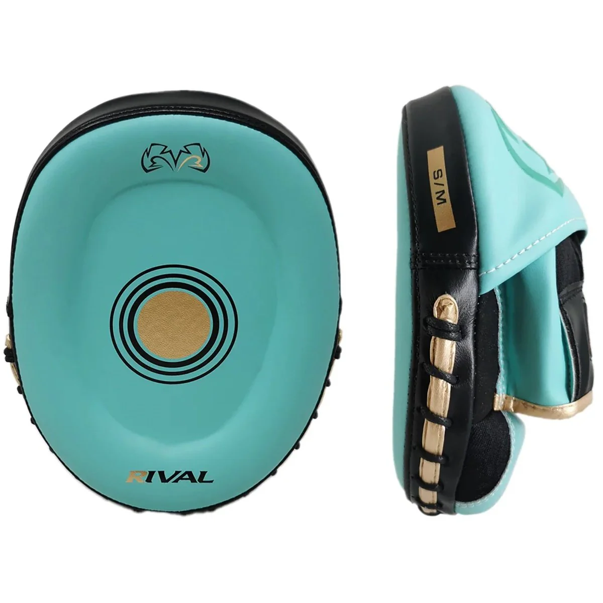 Rival Boxing RPM80 Impulse Punch Mitts - Aqua - Image 2