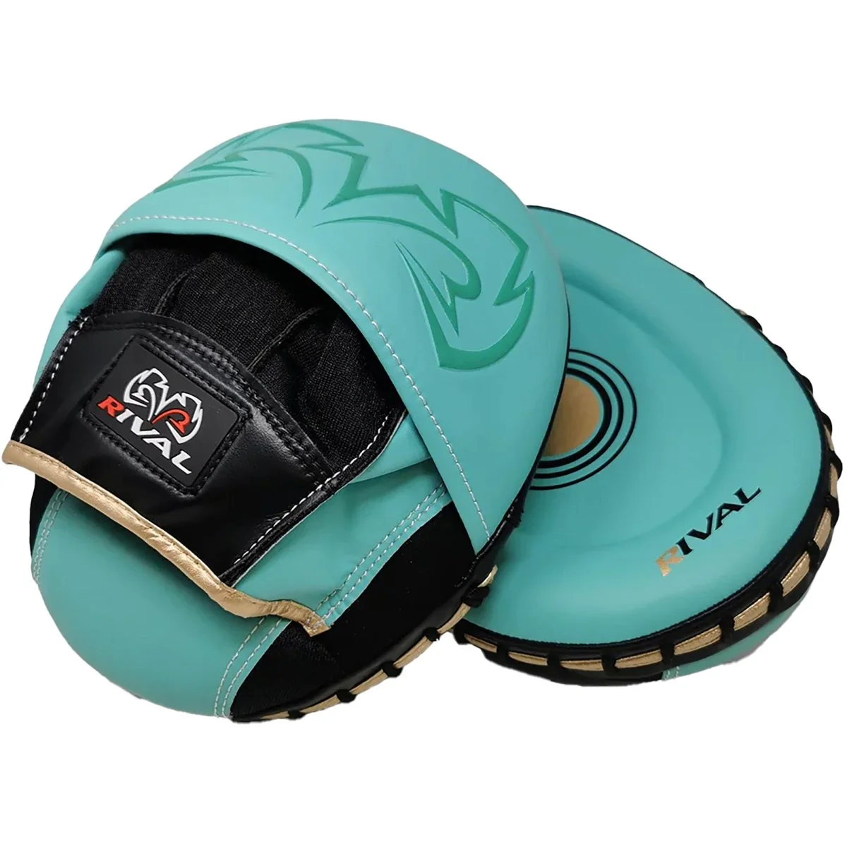 Rival Boxing RPM80 Impulse Punch Mitts - Aqua - Image 3
