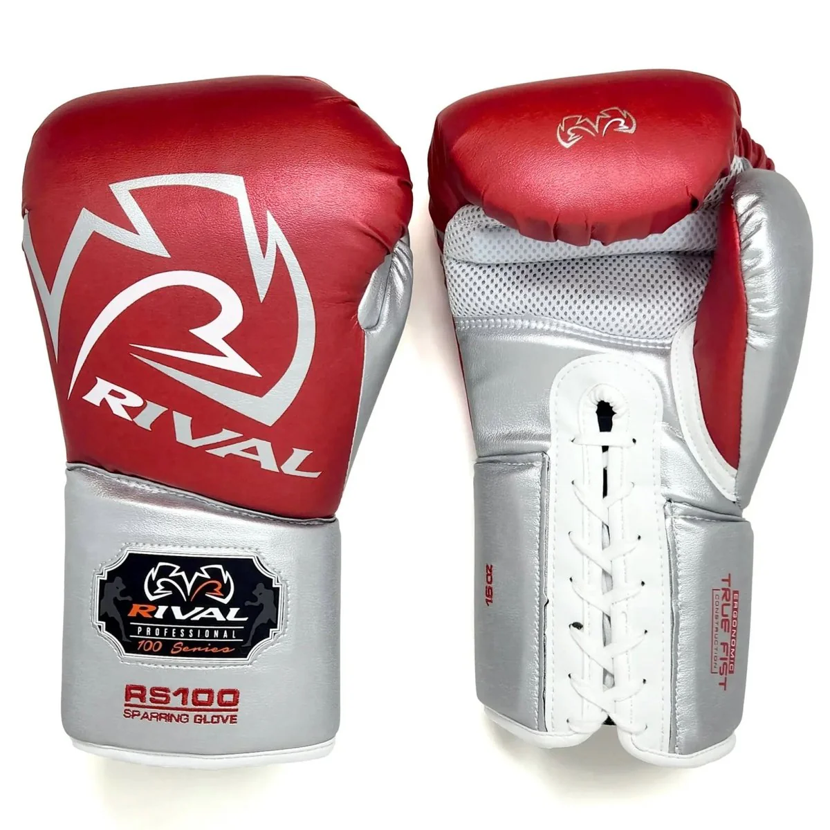 RIVAL Boxing RS100 Pro Lace-Up Sparring Gloves 16 oz. Small - Image 14