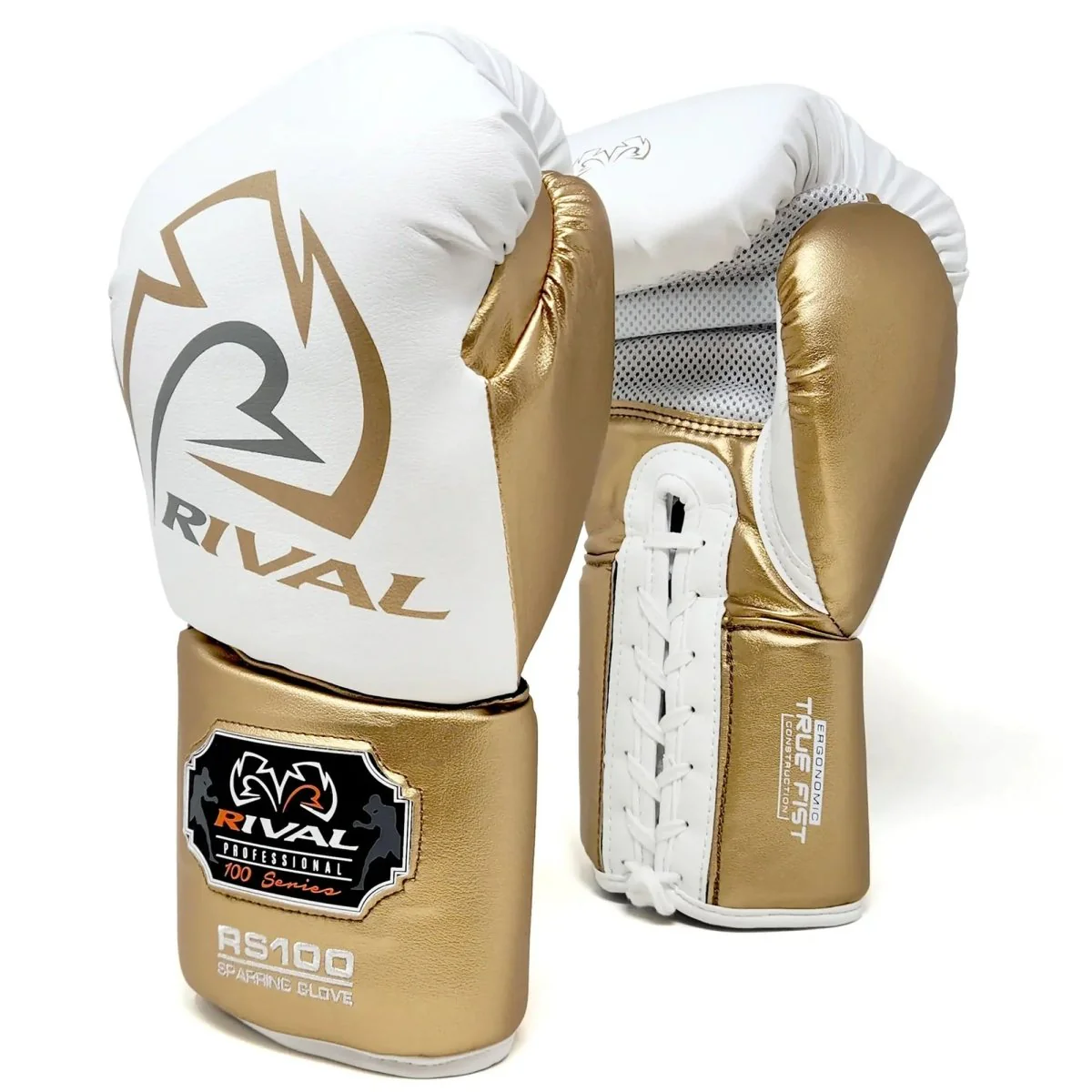 RIVAL Boxing RS100 Pro Lace-Up Sparring Gloves 16 oz. Small - Image 16