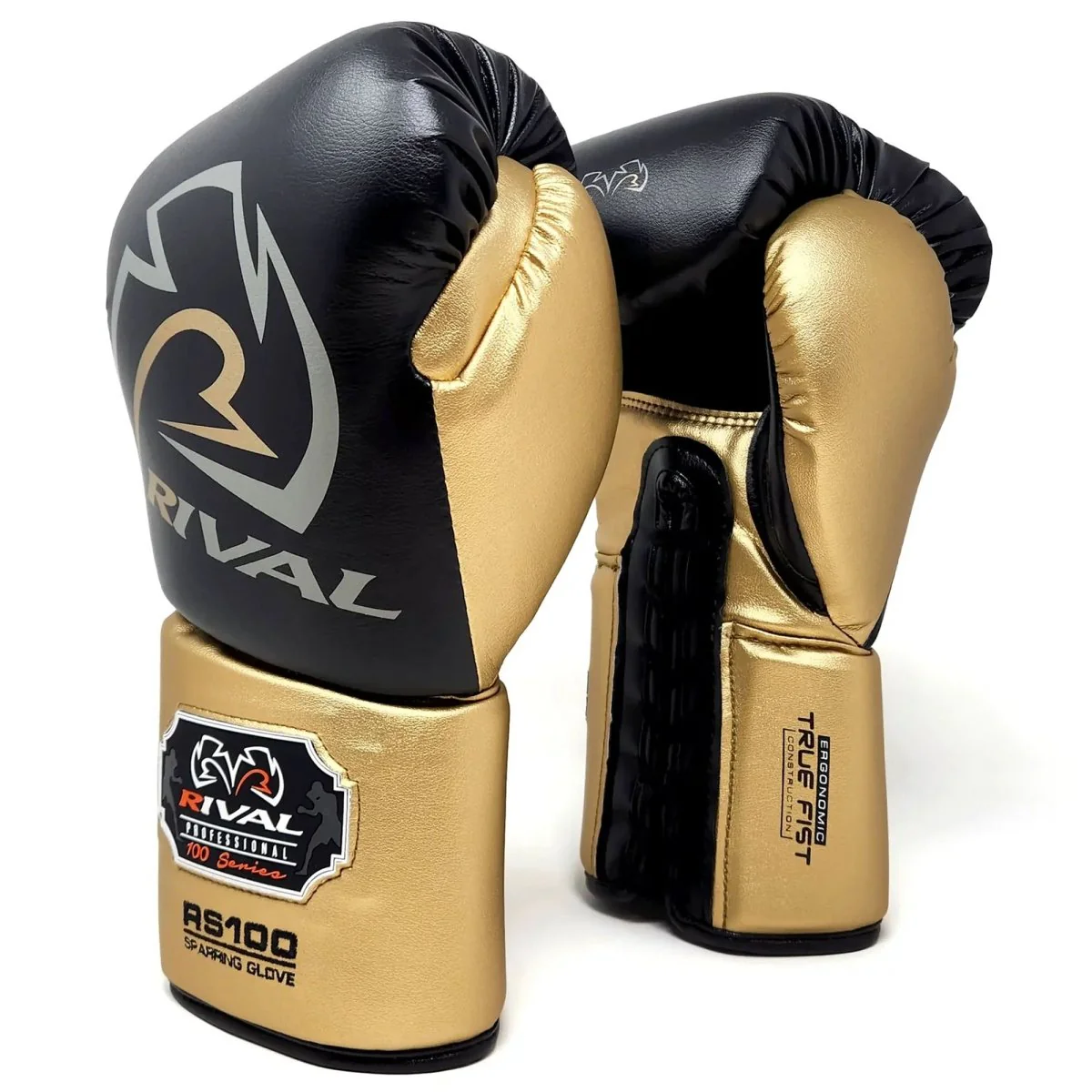 RIVAL Boxing RS100 Pro Lace-Up Sparring Gloves 16 oz. Small - Image 2