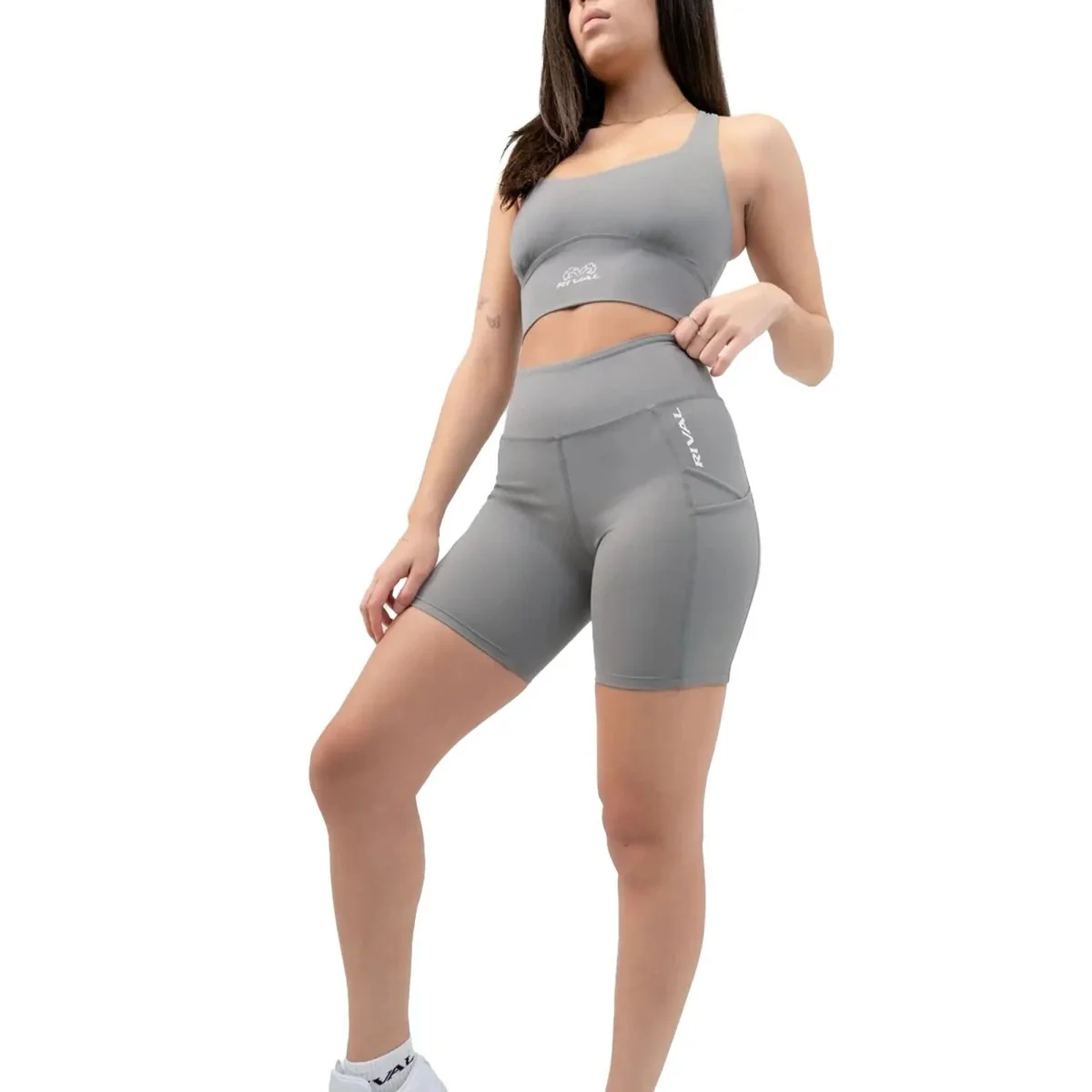 RIVAL Boxing - Women's High-Rise Biker Shorts with Pockets