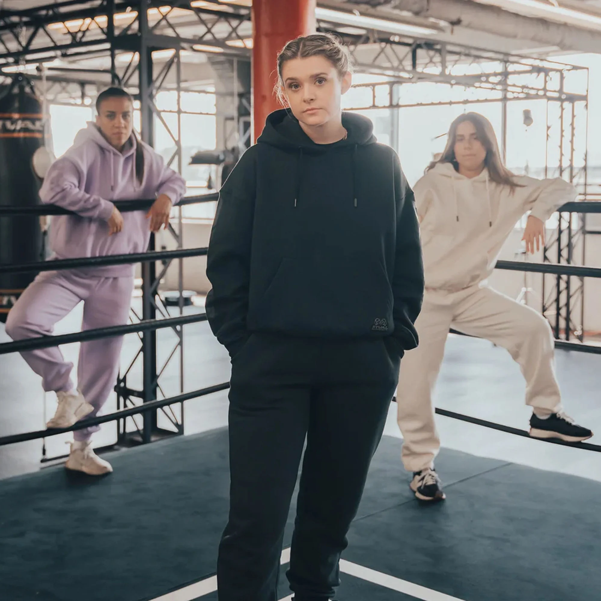 RIVAL Boxing - Women's Oversized Heavyweight Fleece Hoodie - Image 2