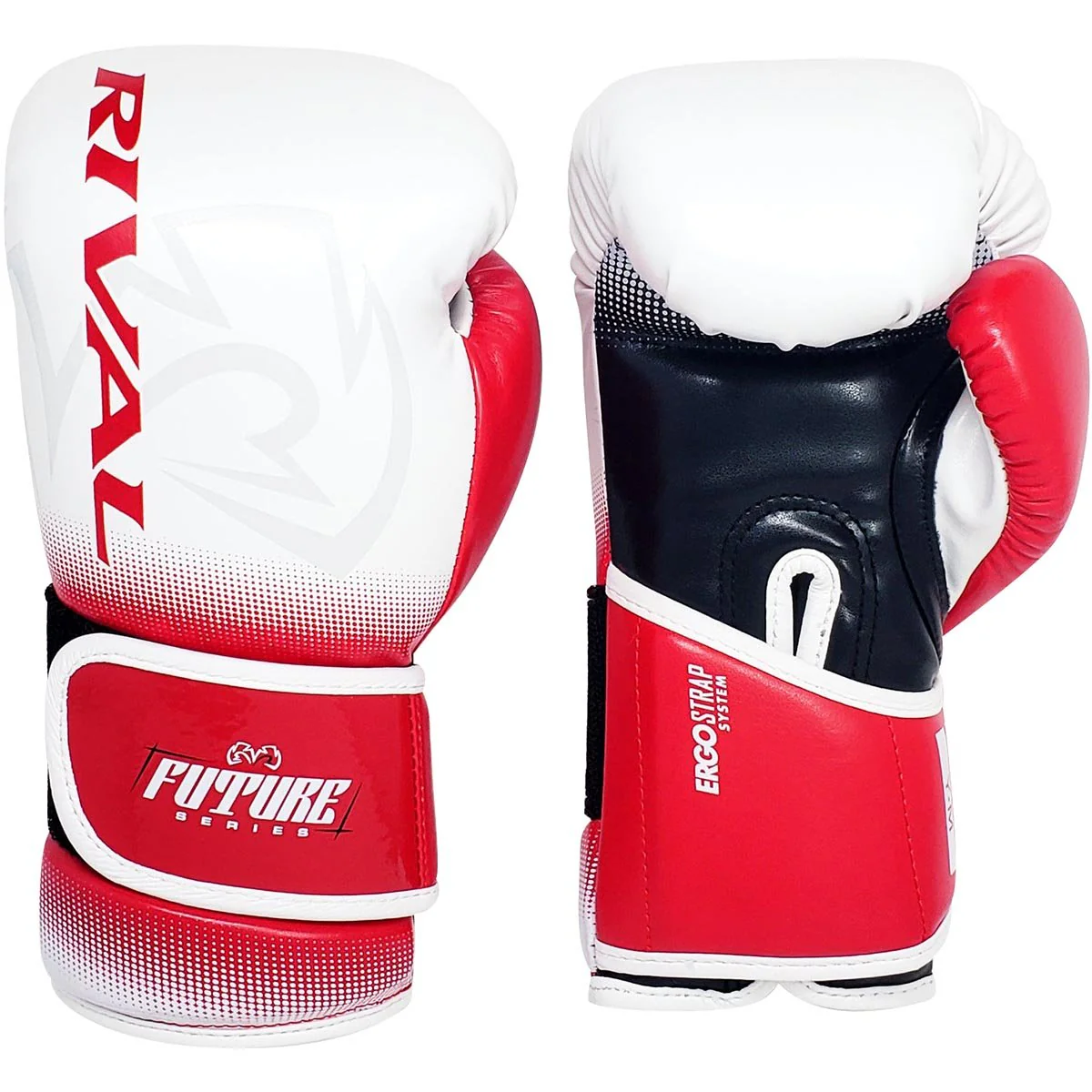 Rival Boxing Youth RB-FTR2 Future Bag Gloves - White/Black/Red - Image 2