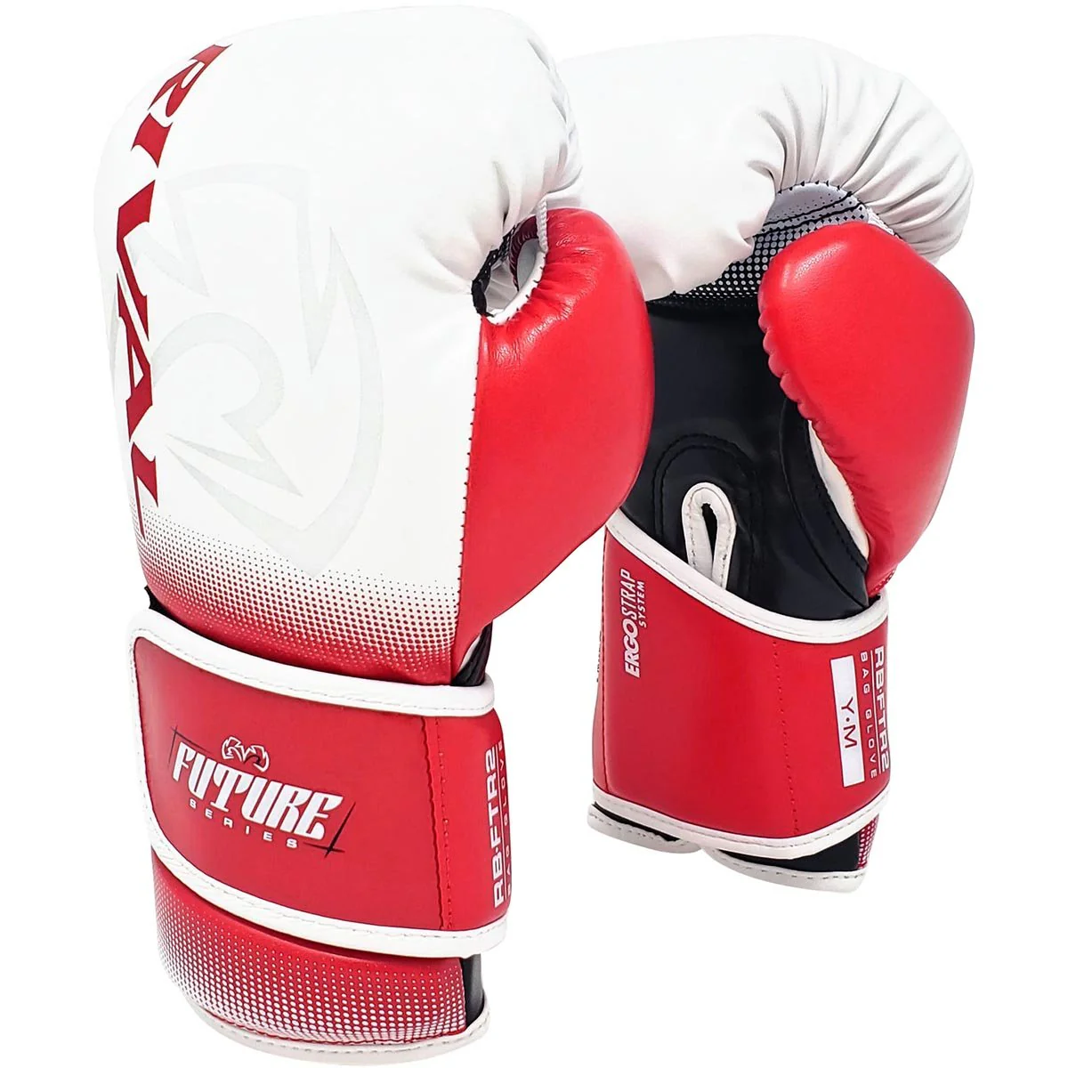 Rival Boxing Youth RB-FTR2 Future Bag Gloves - White/Black/Red - Image 3