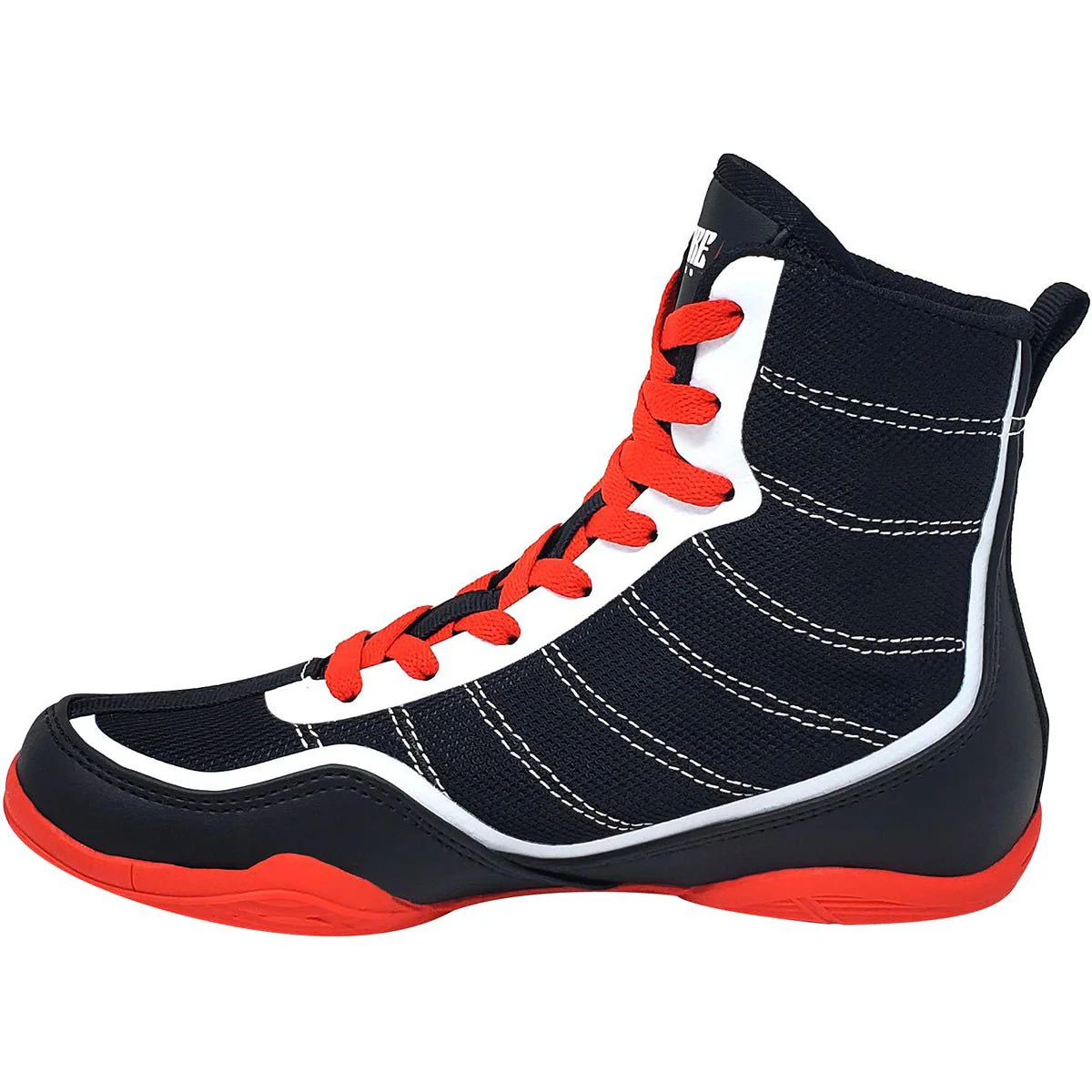 RIVAL Boxing Youth RSX-Future Lo-Top Boxing Shoes - Black/White/Red - Image 3