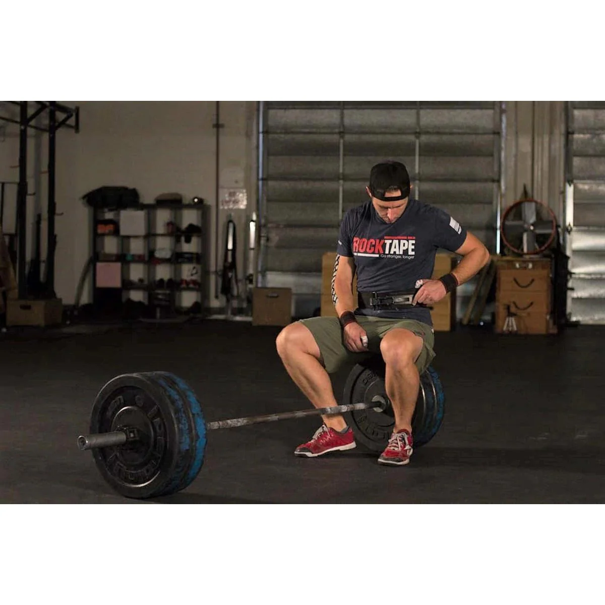 RockTape PowerGlide Weight Lifting Belt - Black - Image 3