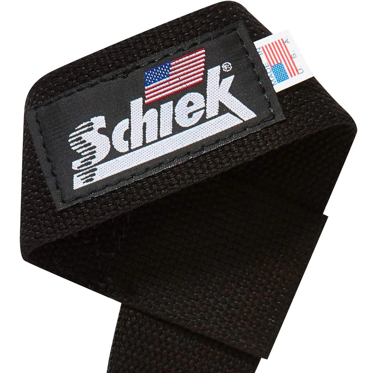Schiek Sports Model 1000-BLS2 Extra-Wide 20" Basic Lifting Straps - Black - Image 4