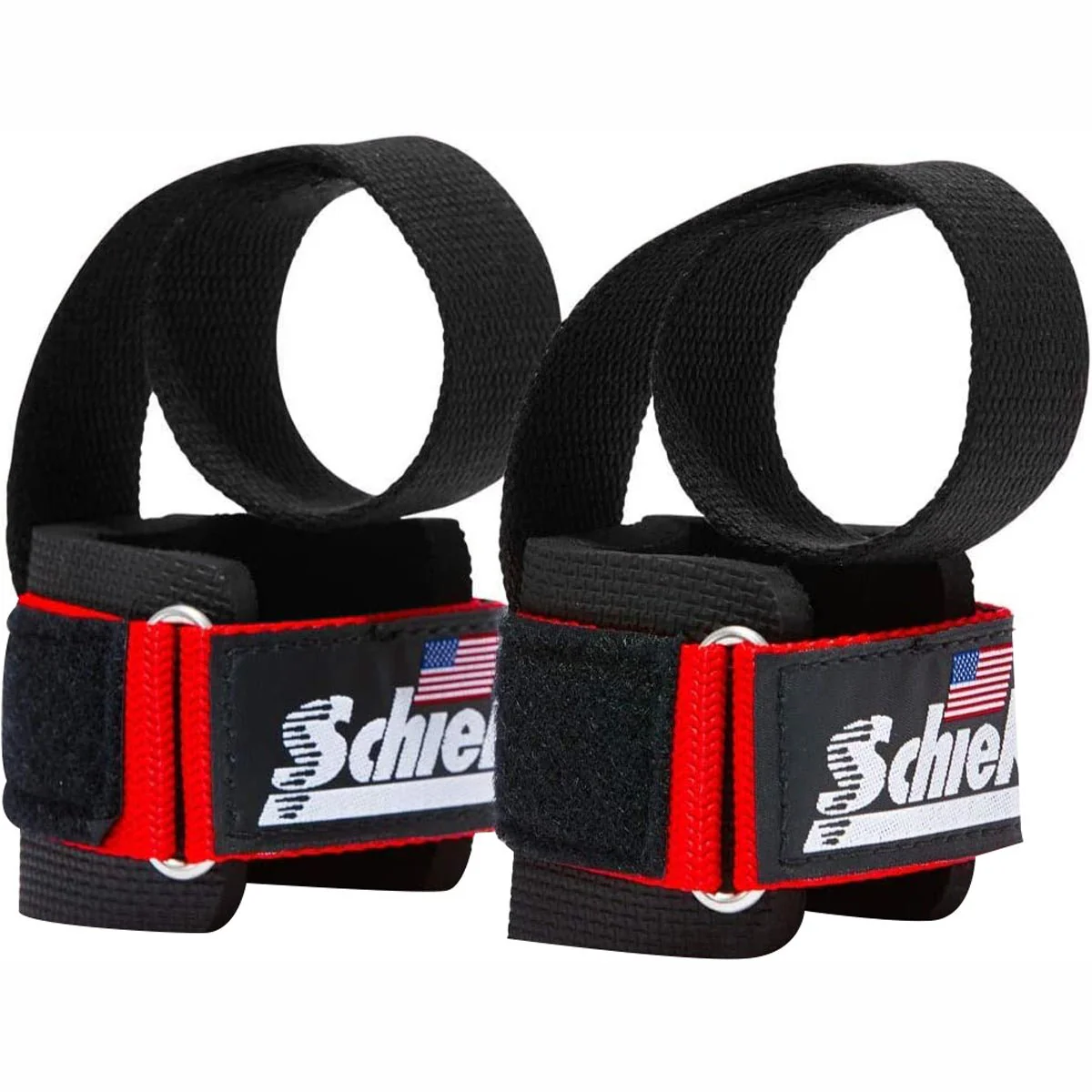 Schiek Sports Model 1000-PLS Deluxe Power Lifting Straps - Red