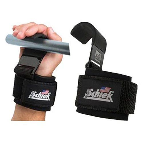 Schiek Sports Model 1200 Power Lifting Hooks - Black - Image 3