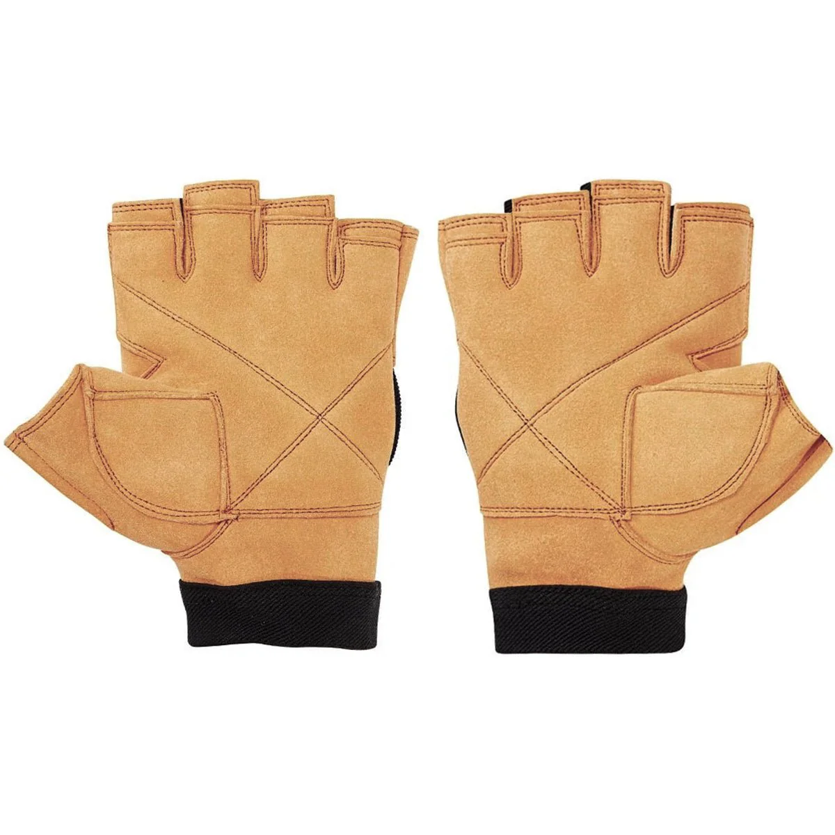 Schiek Sports Model 415 Power Series Weight Lifting Gloves - Brown - Image 3