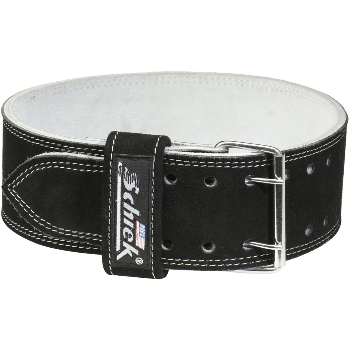 Schiek Sports Model 6010 Leather Competition Power Lifting Belt - Black