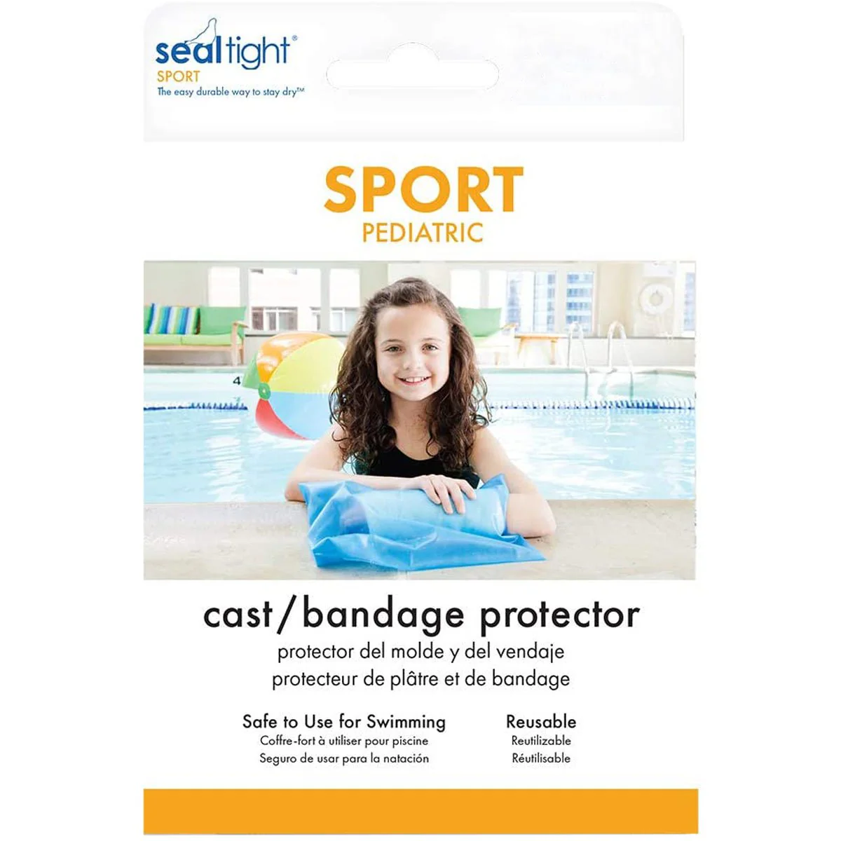 Seal-Tight Sport Pediatric Waterproof Cast & Bandage Swimming Protector for Kids - Image 2