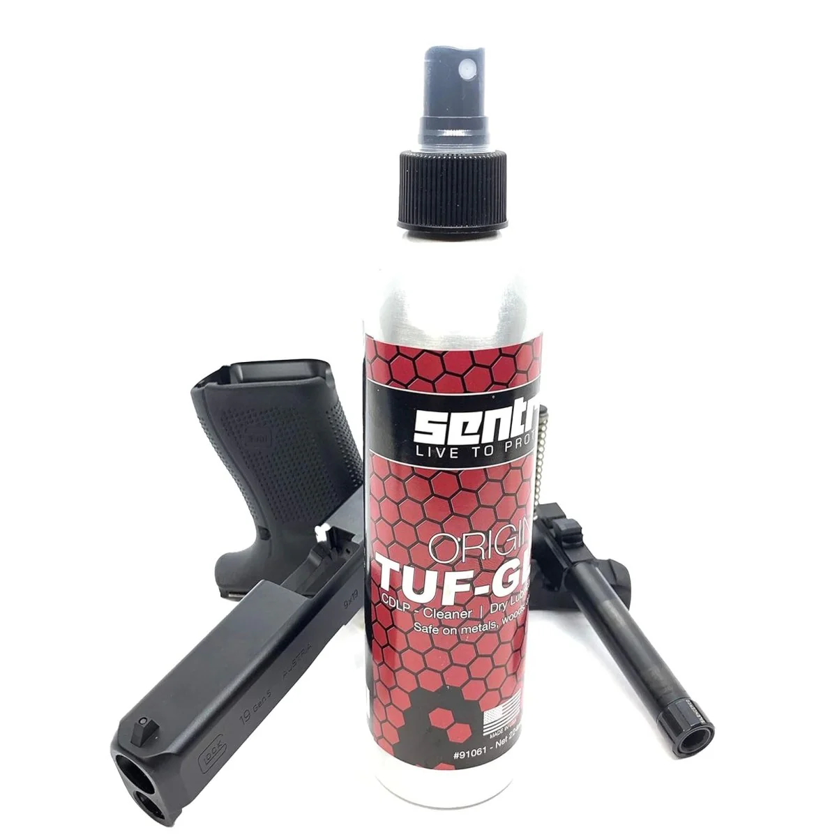 Sentry Solutions Tuf-Glide Dry Lube Gun Knife CLP Spray 8 oz, SS-TF-GLD - Image 3