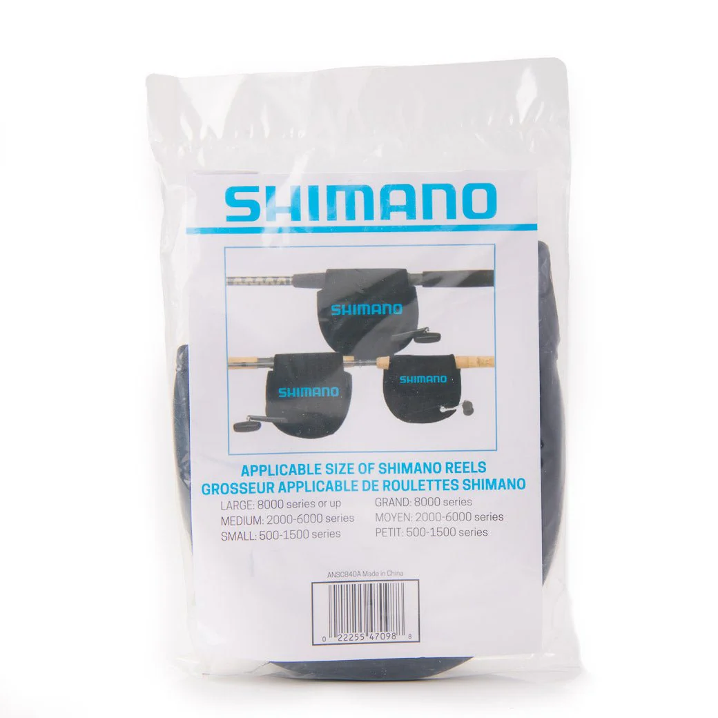 Shimano Neoprene Spinning Fishing Reel Cover - Black - Image 5