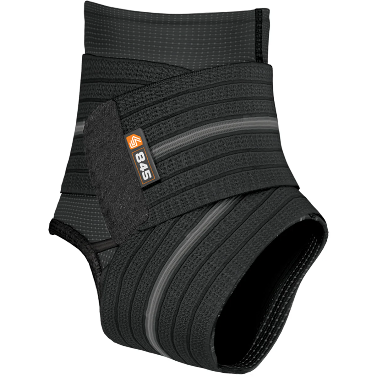 Shock Doctor Ankle Sleeve with Compression Wrap Support - Black