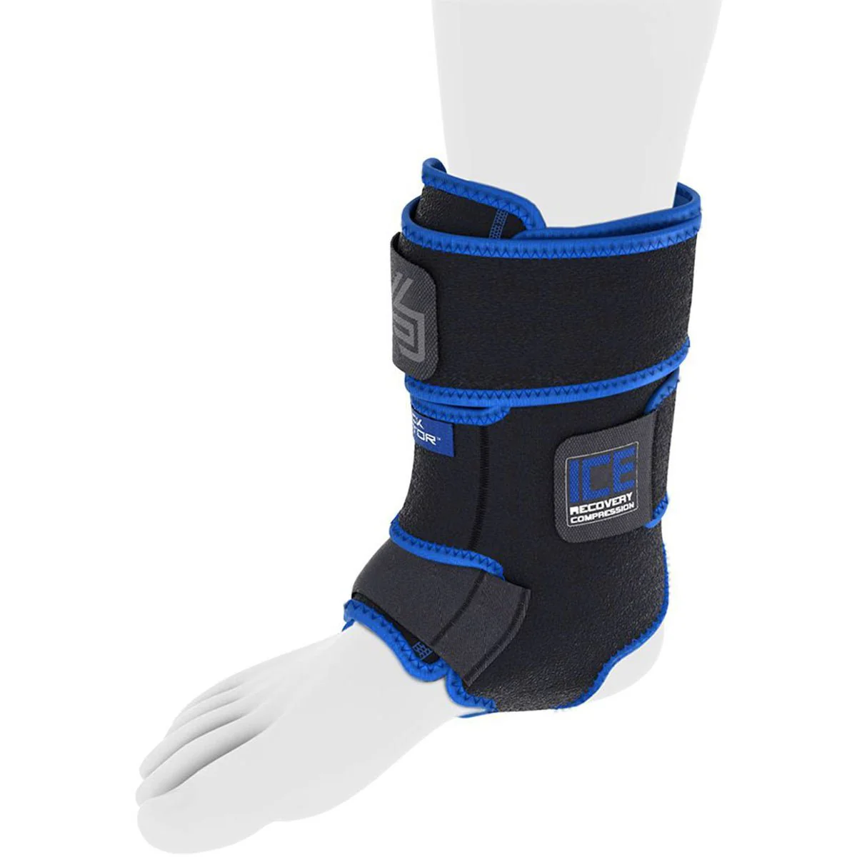 Shock Doctor ICE Recovery Compression Ankle Wrap - Black - Image 2
